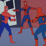 3 Spiderman Pointing