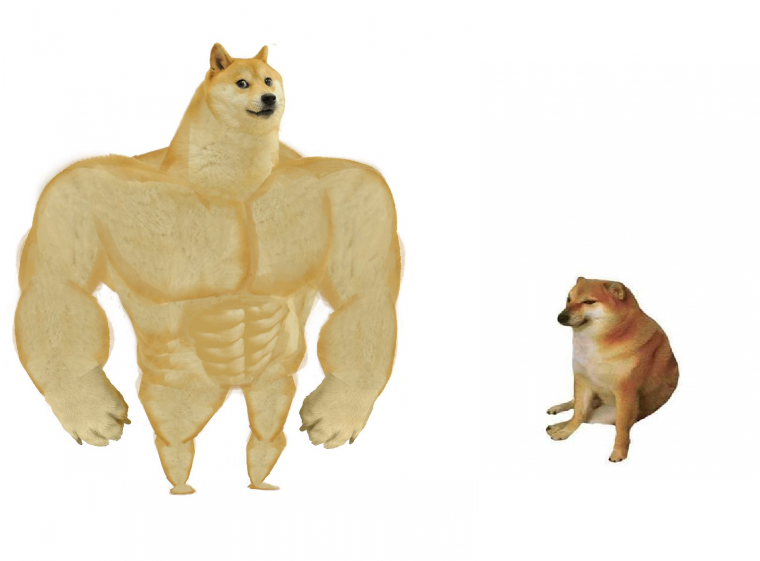 Big dog small dog Meme Template MeMesPortal