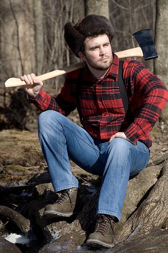 Solemn Lumberjack