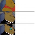 Tuxedo Winnie the Pooh (3 panel)