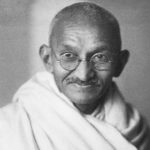 Gandhi Deep Smile Posing